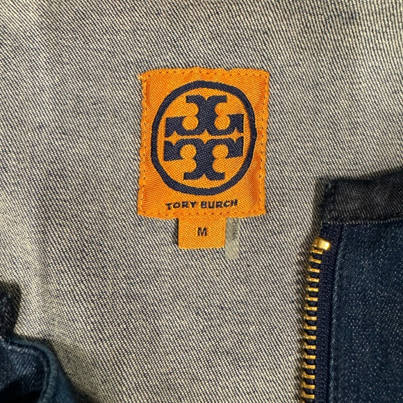 Tory Burch Blue Denim Sleeveless Dress, Size M - Picture 14 of 16